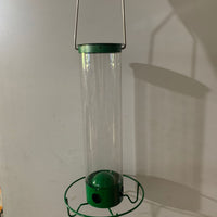 HKM-218899 Metal Hummingbird Feeder in Elegant White Bird Cage Design