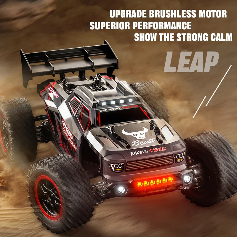HKM-218963 High Speed 1/16 Remote Control Off-Road Car 80km/h 4WD for Indoor/Outdoor Fun