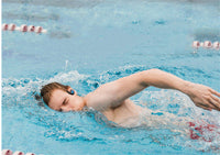 HKM-219027 Bluetooth Waterproof Stereo Headphones for Swimming and Running, Model SM608, with 8 Levels of Sound, Voice Control, and Multi-Point Connection