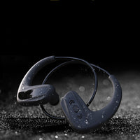 HKM-219027 Bluetooth Waterproof Stereo Headphones for Swimming and Running, Model SM608, with 8 Levels of Sound, Voice Control, and Multi-Point Connection