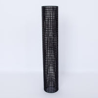 HKM-219155 24-inch x 50 ft Black PVC Coated Hardware Cloth, 21 Gauge Metal Fencing for Poultry and Home Use