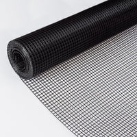 HKM-219155 24-inch x 50 ft Black PVC Coated Hardware Cloth, 21 Gauge Metal Fencing for Poultry and Home Use
