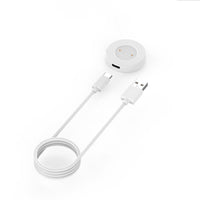HKM-219155 Smart Watch Magnetic Charger Base with Type-C Interface - Lightweight 15g, Black or White Options