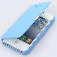 HKM-219219 Leather Magnetic Buckle Case for iPhone 4S and 5S – Compatible Mobile Phone Protection