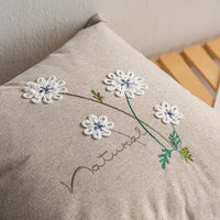 HKM-219347 Light Luxury New Chinese Style Plush Sofa Cushion - Simple Modern Design, 45x45cm