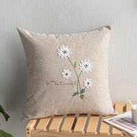 HKM-219347 Light Luxury New Chinese Style Plush Sofa Cushion - Simple Modern Design, 45x45cm