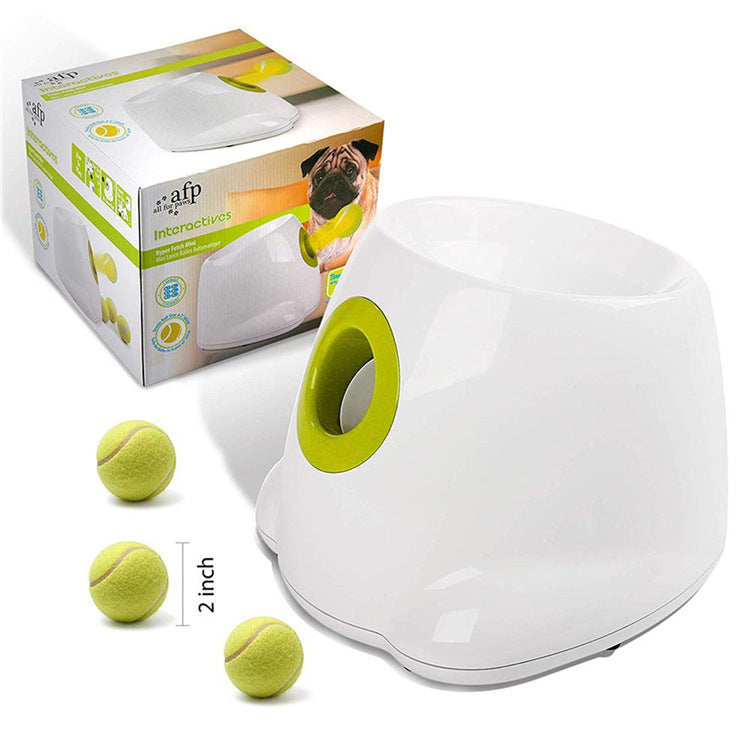 HKM-219475 Automatic Interactive Ball Launcher for Pets - Keep Dogs Engaged with Adjustable Launch Distances