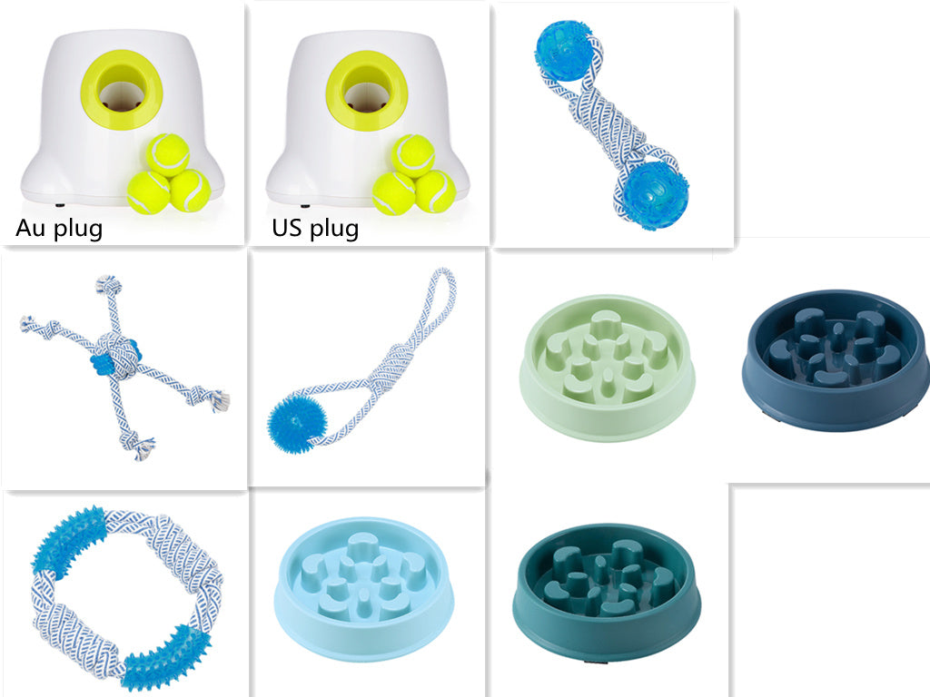 HKM-219475 Automatic Interactive Ball Launcher for Pets - Keep Dogs Engaged with Adjustable Launch Distances
