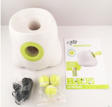 HKM-219475 Automatic Interactive Ball Launcher for Pets - Keep Dogs Engaged with Adjustable Launch Distances