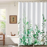 HKM-219667 Waterproof Mildew-proof 3D Floral Bathroom Curtain - Modern Design, Multiple Sizes Available