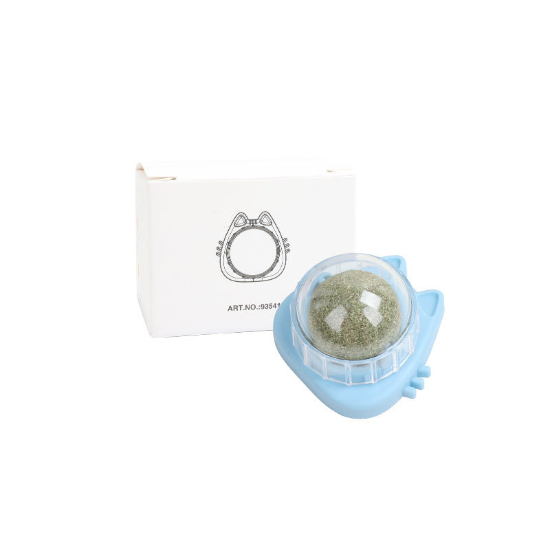 HKM-219731 Mint Rotating Ball Happy Interactive Cat Toy