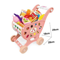 HKM-219795 Supermarket Grocery Store Toy Set with Shopping Cart for Kids Ages 2-13