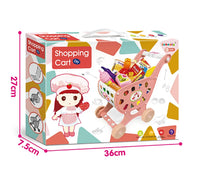 HKM-219795 Supermarket Grocery Store Toy Set with Shopping Cart for Kids Ages 2-13
