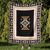 HKM-219923 Multifunctional Cotton Sofa Blanket Cover with Geometric Patterns in Various Sizes and Colors