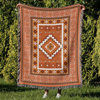 HKM-219923 Multifunctional Cotton Sofa Blanket Cover with Geometric Patterns in Various Sizes and Colors