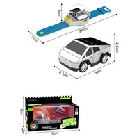 HKM-220115 Mini Handheld Alloy Remote Control Racing Car with Lights - Rechargeable 2.4G Wireless Toy Vehicle