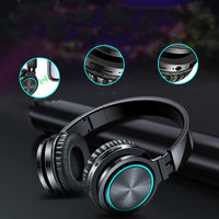 HKM-220179 Wireless Folding Bluetooth Headset with 10m Range - Available in Multiple Colors