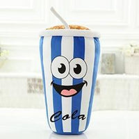 HKM-220243 Coke Cup Plush Pillow – Soft and Cozy Decorative Cushion