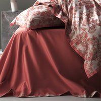 HKM-220435 American Retro Style Long-staple Cotton Jacquard Bedding Set - 4-Piece Floral Design for 1.5-2.0 M Beds
