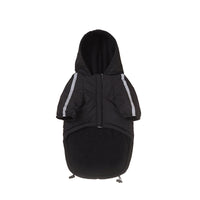 HKM-220435 Casual Cotton Shell Jacket for Dogs in Black and Red - Multiple Sizes Available