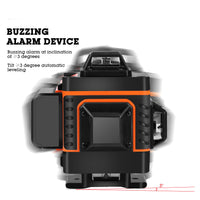 HKM-220627 16-Line Rotating Laser Level with High Precision - Orange Level Meter