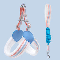 HKM-220627 Breathable Summer Dog Leash and Chest Vest for Small to Medium Breeds