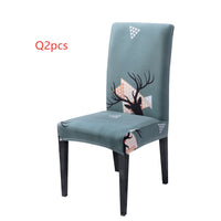 HKM-220883 Universal Christmas Elastic Chair Cover in Festive Designs - Polyester and Spandex Blend