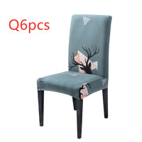 HKM-220883 Universal Christmas Elastic Chair Cover in Festive Designs - Polyester and Spandex Blend
