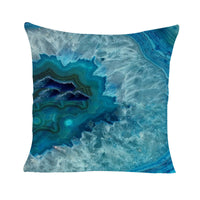 HKM-220947 Marbled Geometric Peach Skin Pillowcase in Various Colors and Sizes