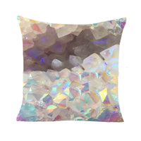 HKM-220947 Marbled Geometric Peach Skin Pillowcase in Various Colors and Sizes