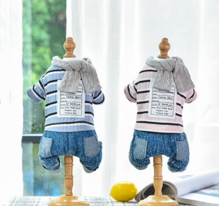 HKM-221075 Cozy Four-Legged Clothing for Pets - Soft Fabric and Various Sizes Available