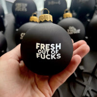 HKM-221075 Funny Black Christmas Ornament - Plastic Decoration, 6cm x 4cm