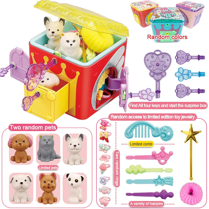 HKM-221267 Portable Kids Makeup Kit with Organic Eyeshadow, Lip Gloss, Nail Polish, and Makeup Bags