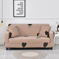 HKM-221331 Elastic Sofa Cover - Modern Polyester Blend for Various Sofa Sizes