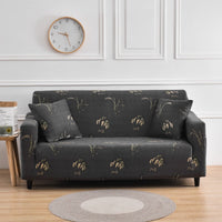HKM-221331 Elastic Sofa Cover - Modern Polyester Blend for Various Sofa Sizes