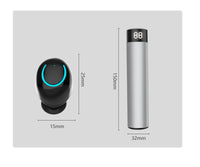 HKM-221331 Wireless Bluetooth Headset for Sports and Running - TWS Double Ear Design, 4 Hours Playtime, Charging Case Included