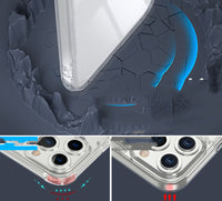 HKM-221523 Transparent Shock-Resistant TPU Phone Case for iPhone Models