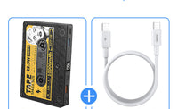 HKM-221651 Ultra-thin Retro Tape Power Bank with 10000mAh Capacity, 22.5W Fast Charging, Smart Display