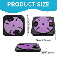 HKM-221715 Interactive 360° Rotating Cat and Dog Scratch Board with Treat Compartments and Claw Trimmer