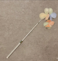 HKM-221907 Plush Cat Teaser Stick for Engaging Playtime - Multiple Color Options Available