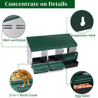 HKM-222035 3-compartment Chicken Feeding Trough