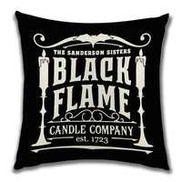 HKM-222099 Cartoon Pumpkin Castle Linen Cushion Cover for Home and Outdoor Decor, 45x45cm