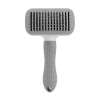 HKM-222355 Self-Cleaning Stainless Steel Pet Comb for Cats and Dogs - Floating Hair Removal Tool