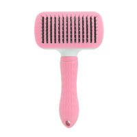 HKM-222355 Self-Cleaning Stainless Steel Pet Comb for Cats and Dogs - Floating Hair Removal Tool