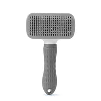 HKM-222355 Self-Cleaning Stainless Steel Pet Comb for Cats and Dogs - Floating Hair Removal Tool