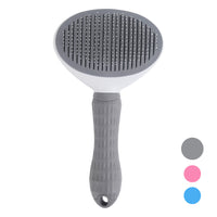 HKM-222355 Self-Cleaning Stainless Steel Pet Comb for Cats and Dogs - Floating Hair Removal Tool