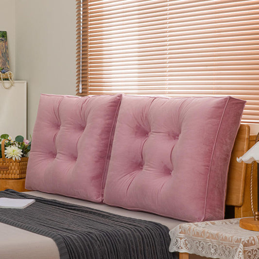 HKM-222419 Three-Dimensional Polyester Baby Fleece Backrest Headboard - Multiple Colors & Sizes Available
