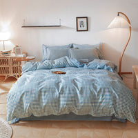HKM-222419 Washed Cotton Cartoon Anime Four-Piece Bedding Set in Multiple Sizes