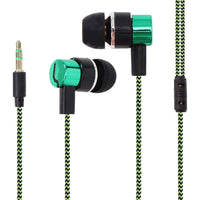 HKM-222483 Electroplated Wired Earphones with 3.5mm Plug - Universal Compatibility, Environmentally Friendly Silicone Earplugs