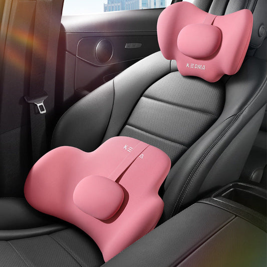 HKM-222547 Memory Foam 3D Surround Neck and Lumbar Support Pillow in Multiple Colors